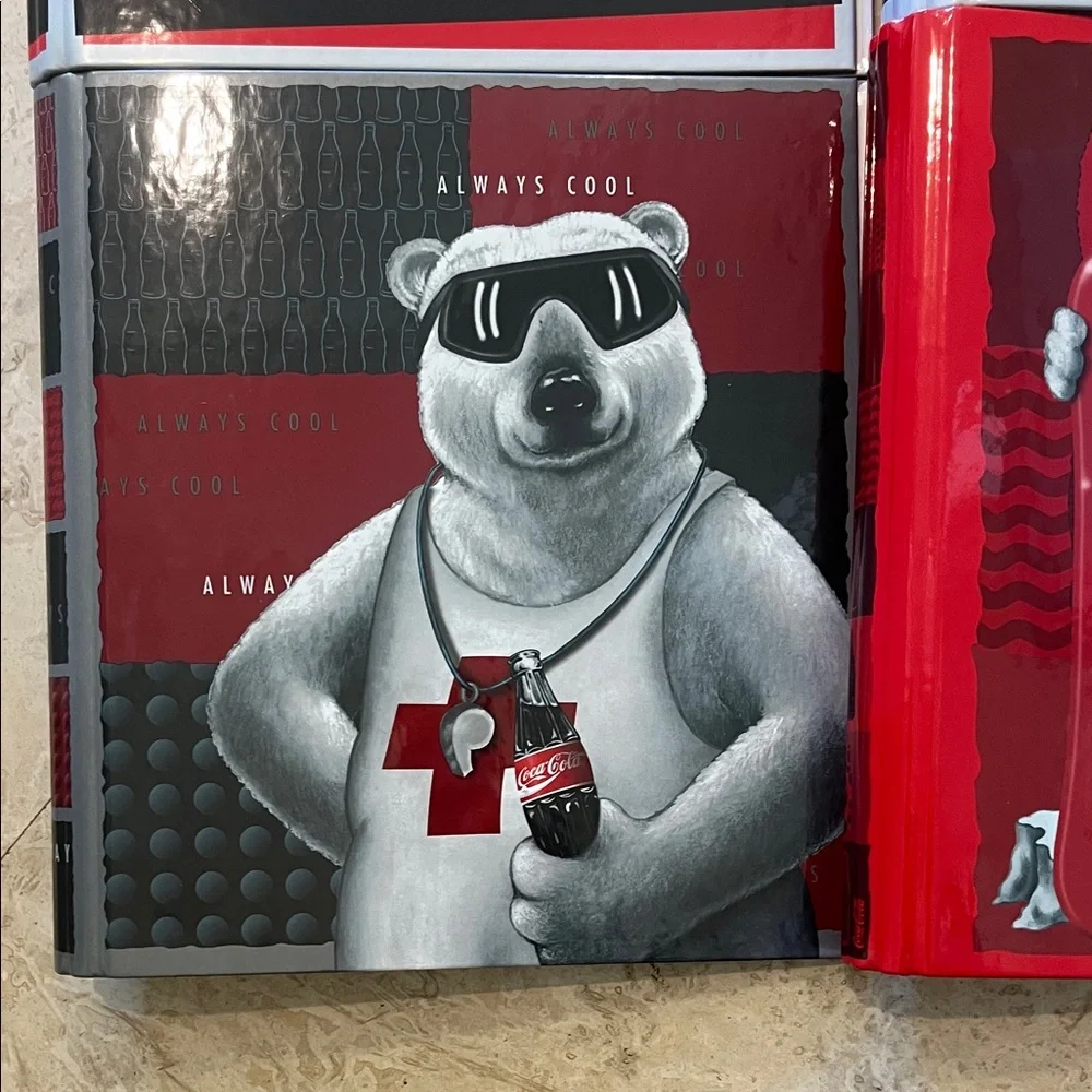 Coca-Cola Polar Bear Binder Collection - Set of 4 from 1990s